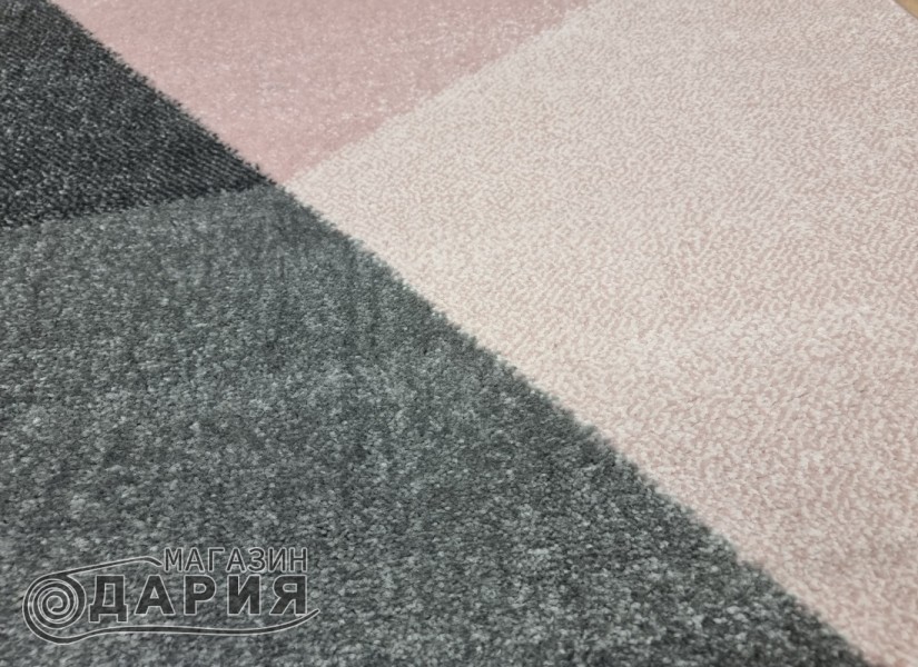 Тъкан килим MAGNOLIA 139 l.grey/pink